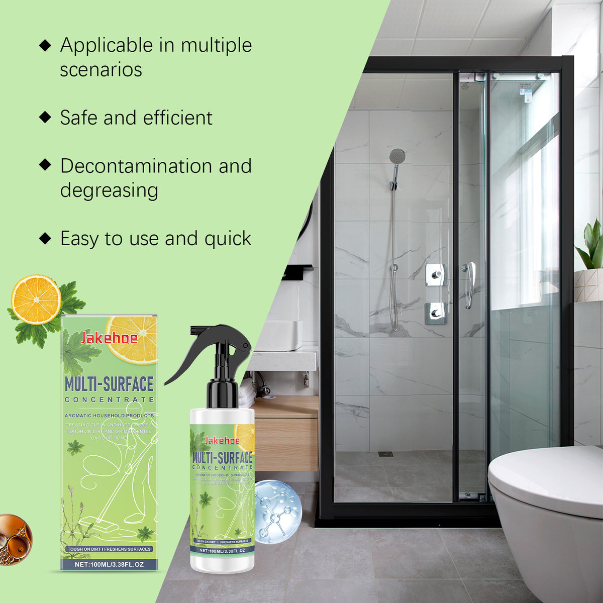 Multi-Surface Cleaner for Bright, Smooth Surfaces