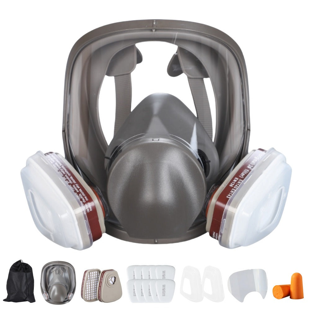 Full‑Face Respirator for Spray Painting — P100 Protection