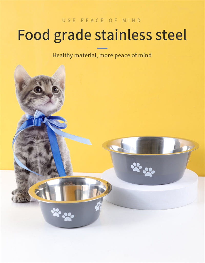 Non-Slip Stainless Steel Dog Bowls for Mess-Free Meals