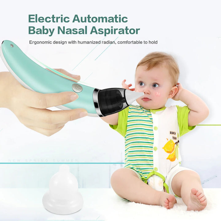 Baby Nasal Aspirator Electric — Safe Hygienic Nose Cleaner
