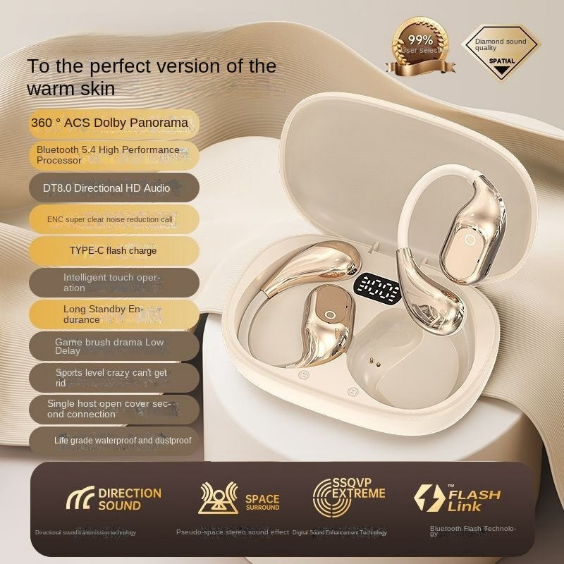 Open-Ear Bluetooth 5.4 Headphones for Running & Sports