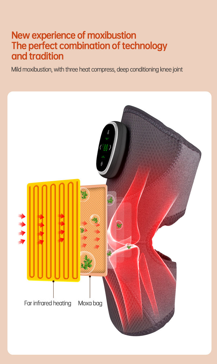 Heated Knee Brace Wrap — Far-Infrared Pain Relief