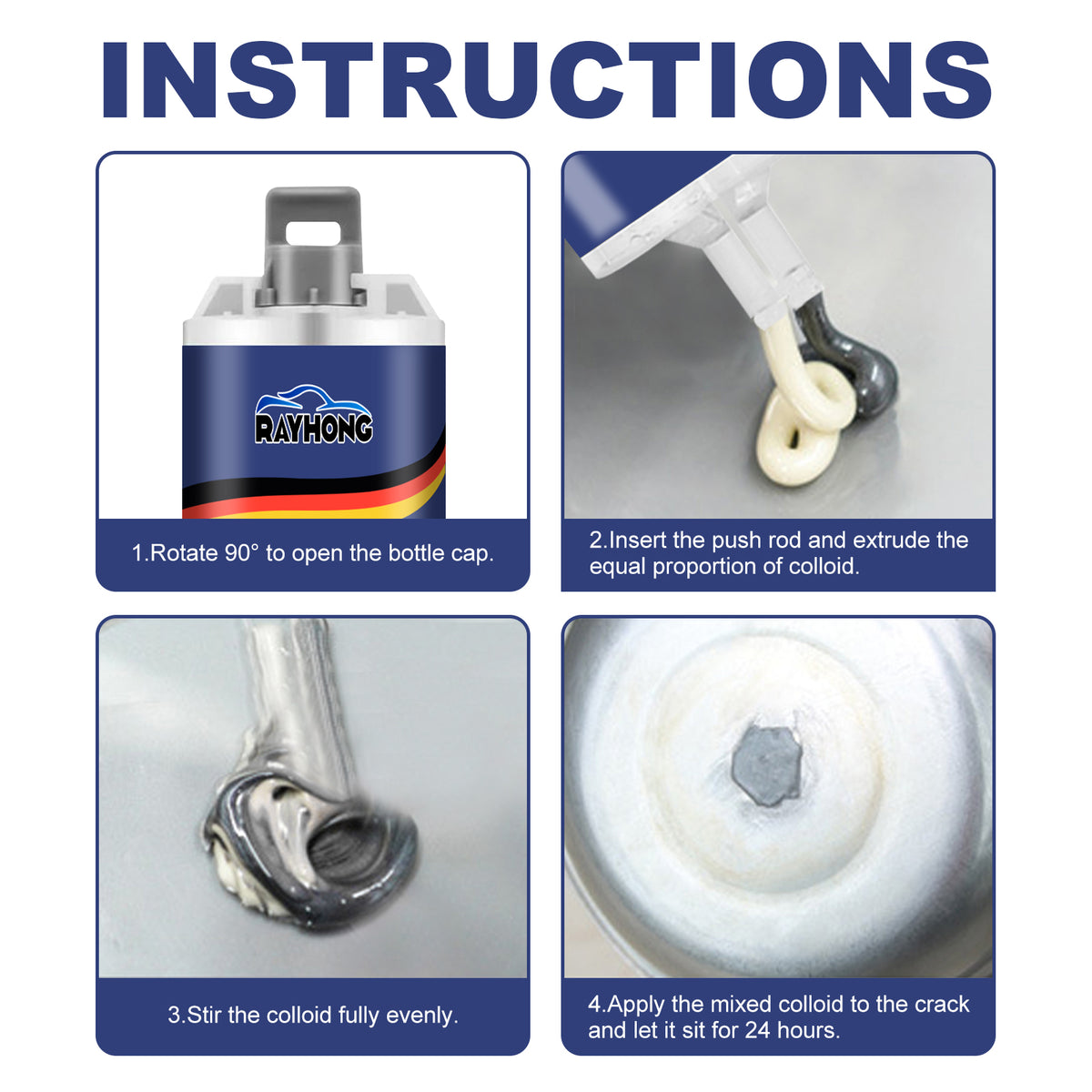 Metal Repair Adhesive for Strong High-Temperature Fixes