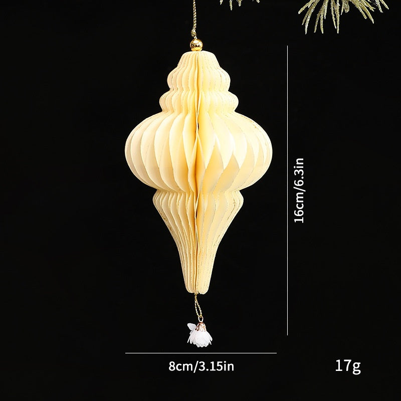Honeycomb Christmas Ornaments For Dimensional Charm
