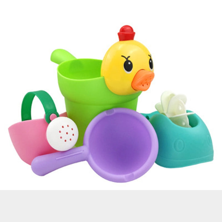 Kids Bath Toys Set for Colorful Pour-and-Play Fun Time