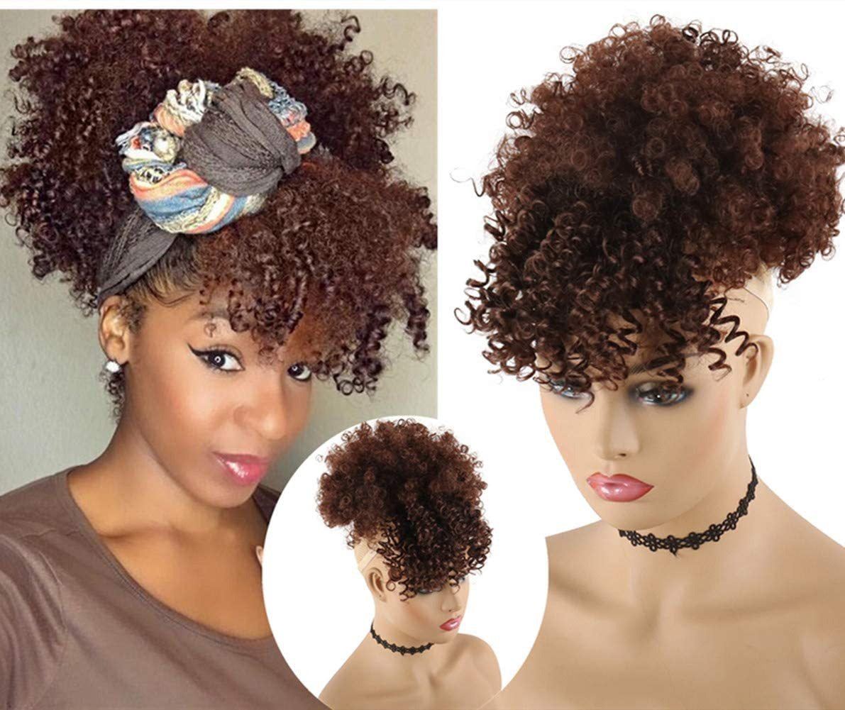 Curly Afro Bangs for Instant Volume and Bold Style