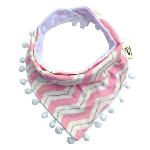 Cotton Waterproof Baby Bibs for Drool & Feeding Messes