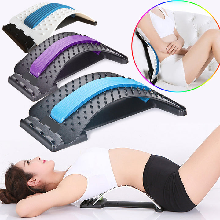3‑Level Back Stretcher — Posture Correction & Lumbar Pain