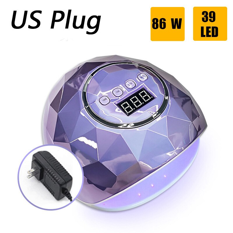 86W UV LED Nail Lamp — Professional Gel Curing in 10 Seconds