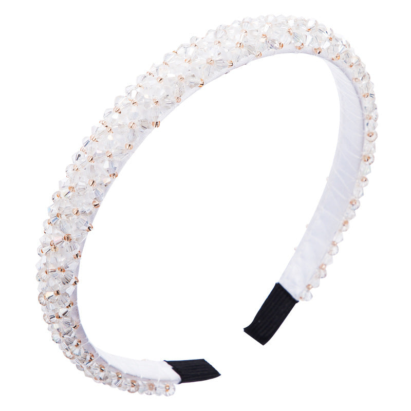 Crystal Headband for Glamorous Korean-Style Party Looks