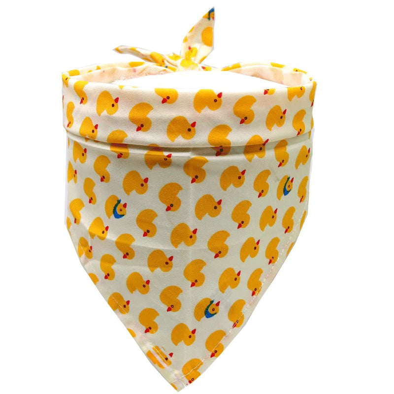 Cotton Pet Bandana Scarf for Playful Summer Style