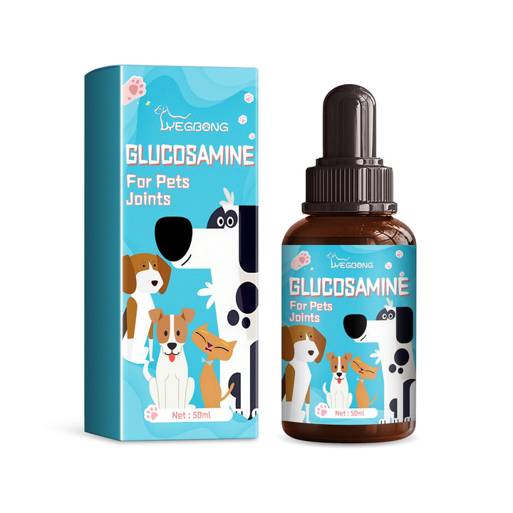 Pet Glucosamine Drops for Cats and Dogs Joint Support