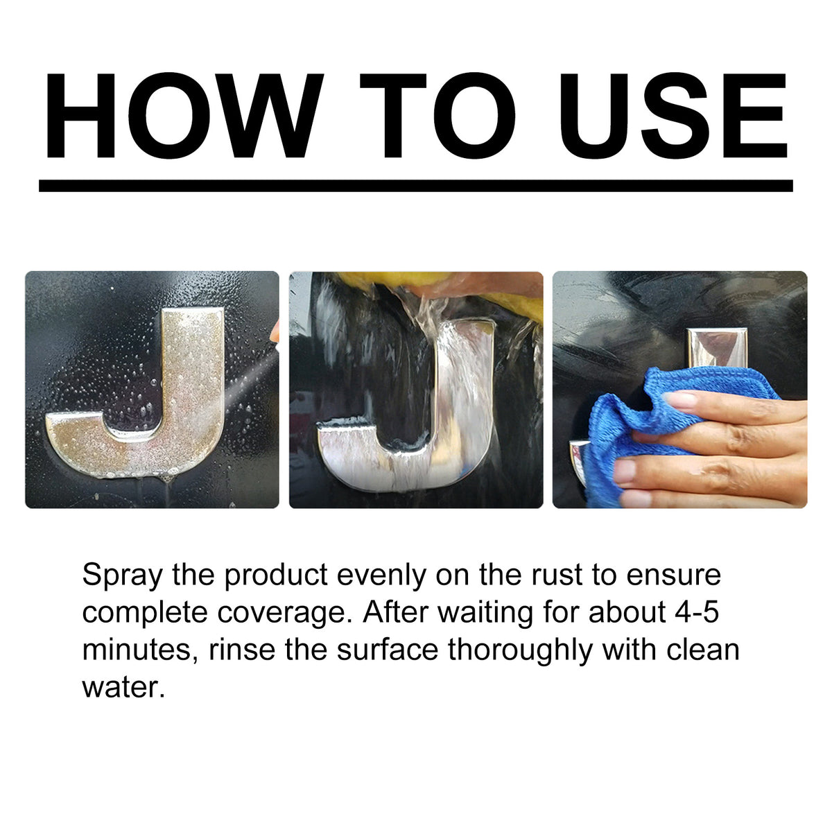 Iron Remover Spray for Wheels & Metal Surface Care