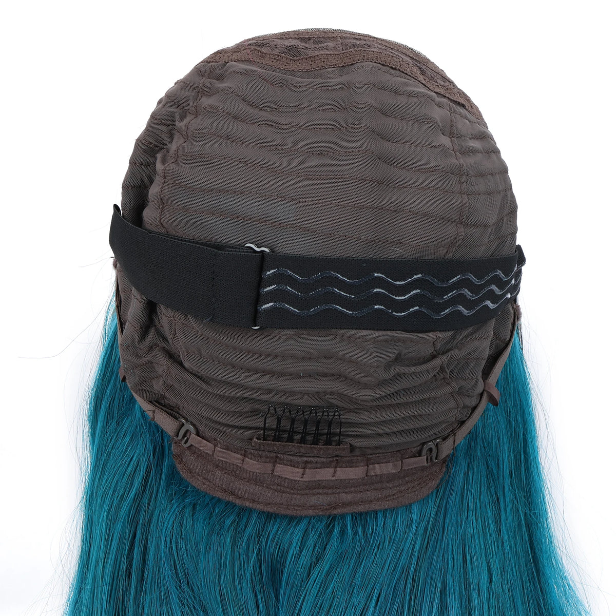 4x4 Lace Closure Bob Wig – Sleek Teal Human Hair