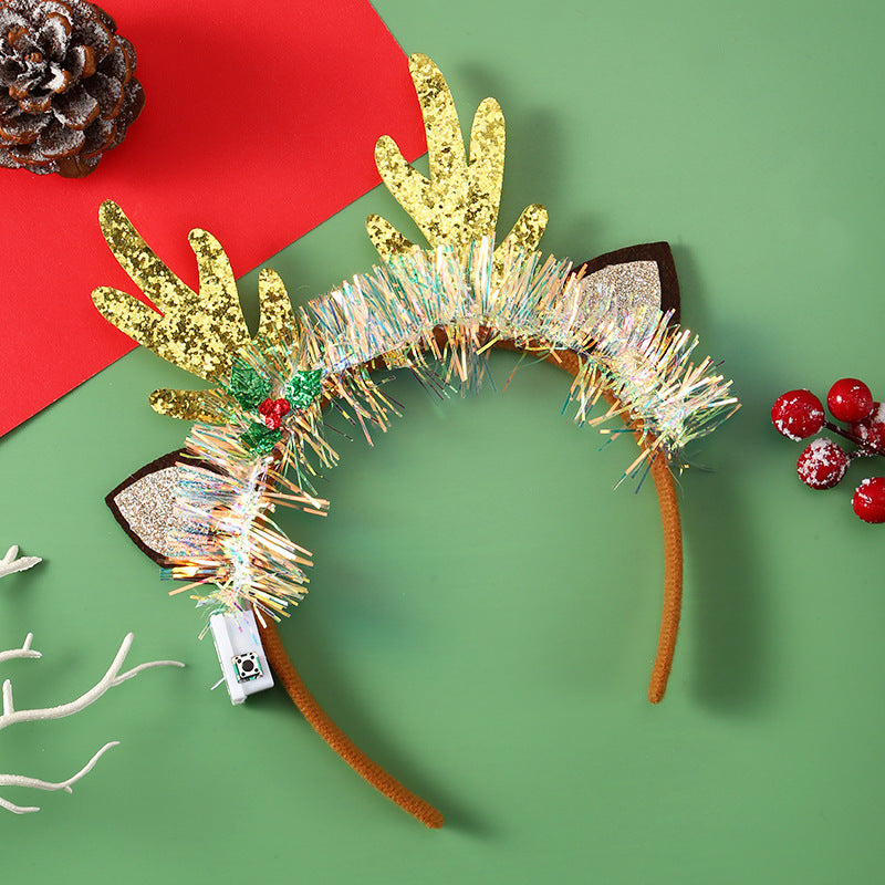 Holiday Headband — Light-Up Christmas Party Style