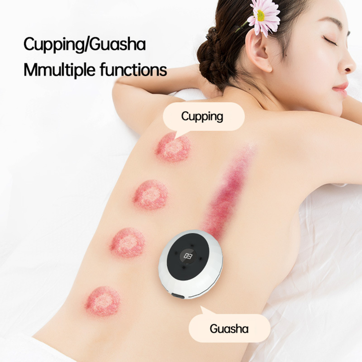 Wireless Electric Cupping & Gua Sha — 12 Levels, Painless