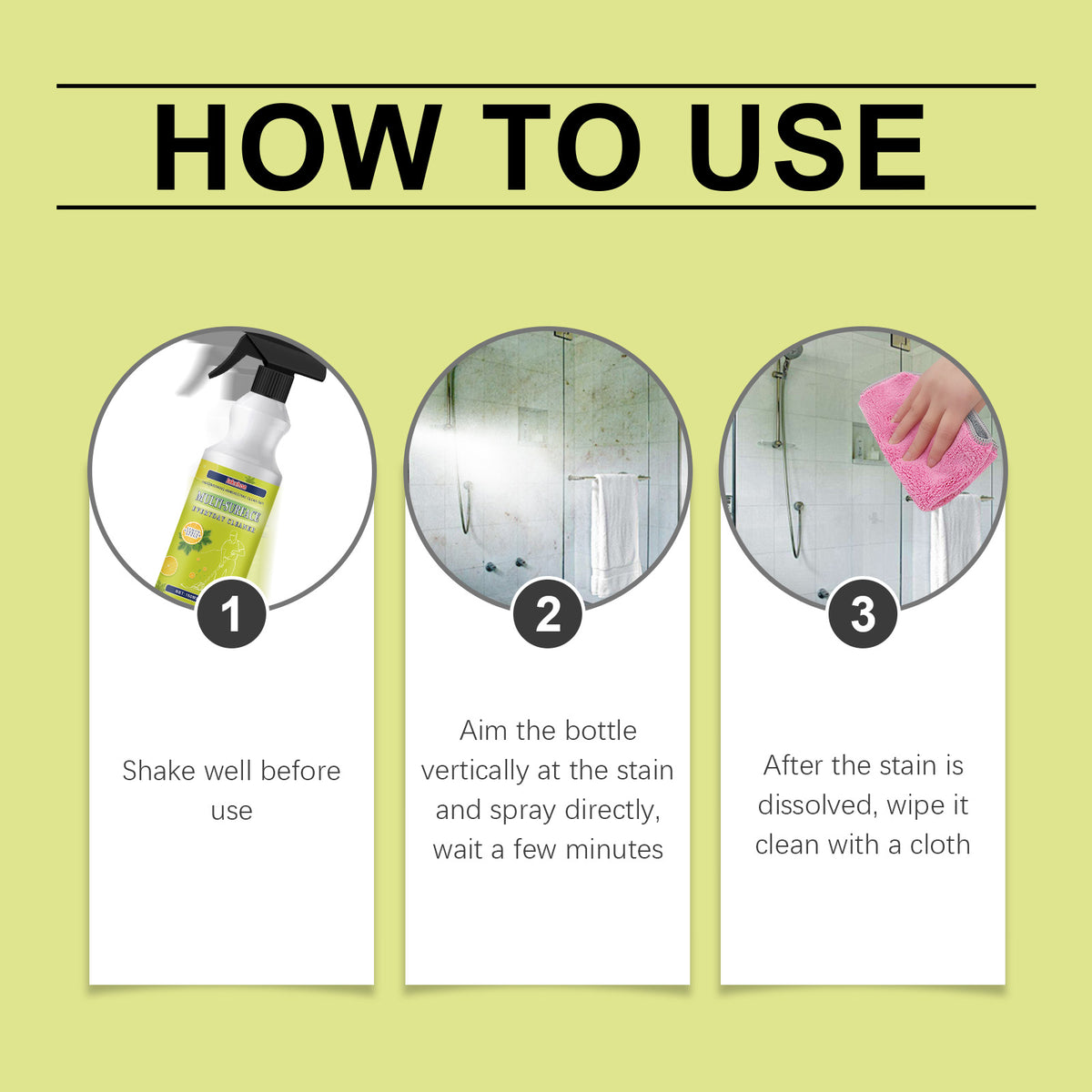 Multi-Surface Cleaner Spray for Kitchen Grease and Dirt
