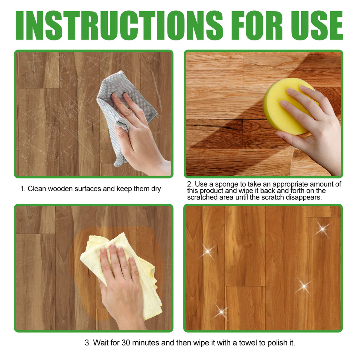 Wood Scratch Repair Beeswax for Dull Furniture Care
