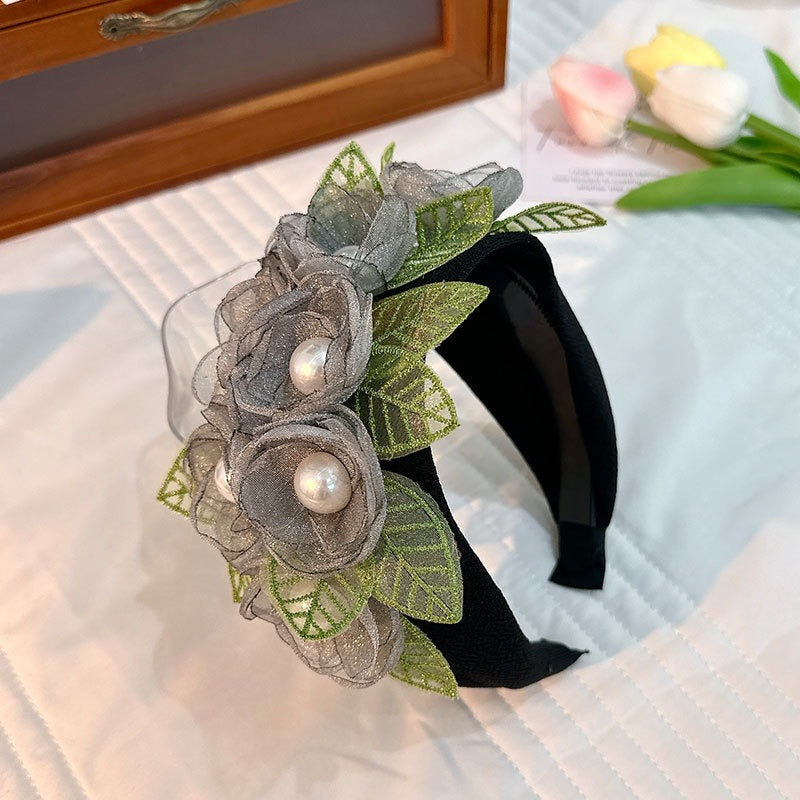 Handmade Floral Headband for Romantic Statement Style