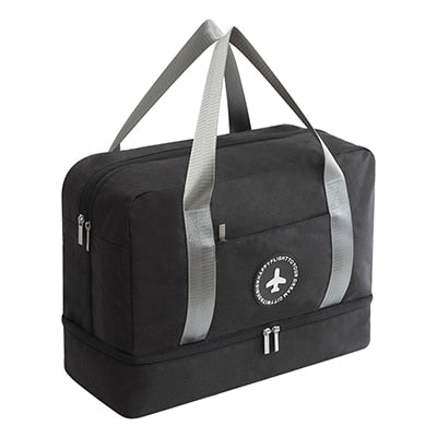 Waterproof Travel Duffle Bag with Separate Shoe Compartment