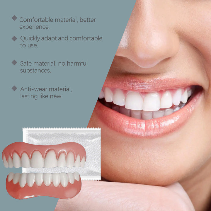 Removable Silicone Veneers for an Instantly Brighter Smile