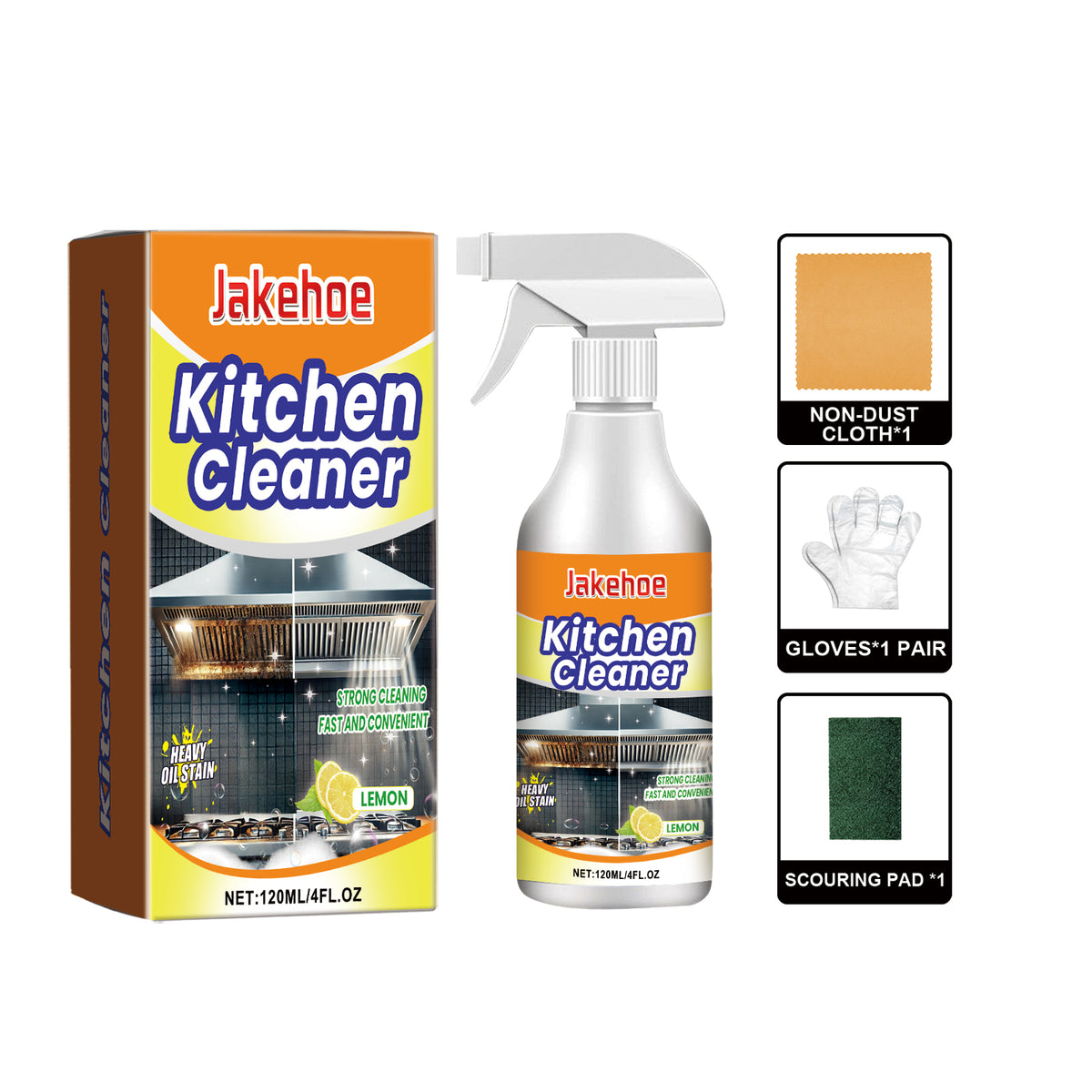 Kitchen Grease Cleaner Spray – Quick-Action Degreaser