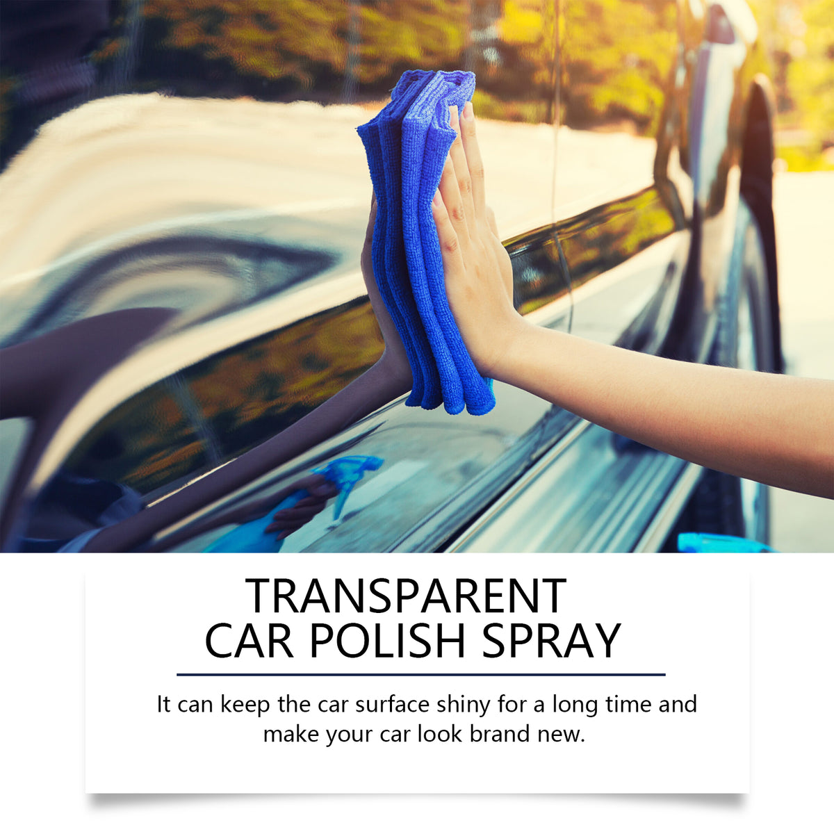 Auto Polishing Spray for Glossy Paint & UV Protection