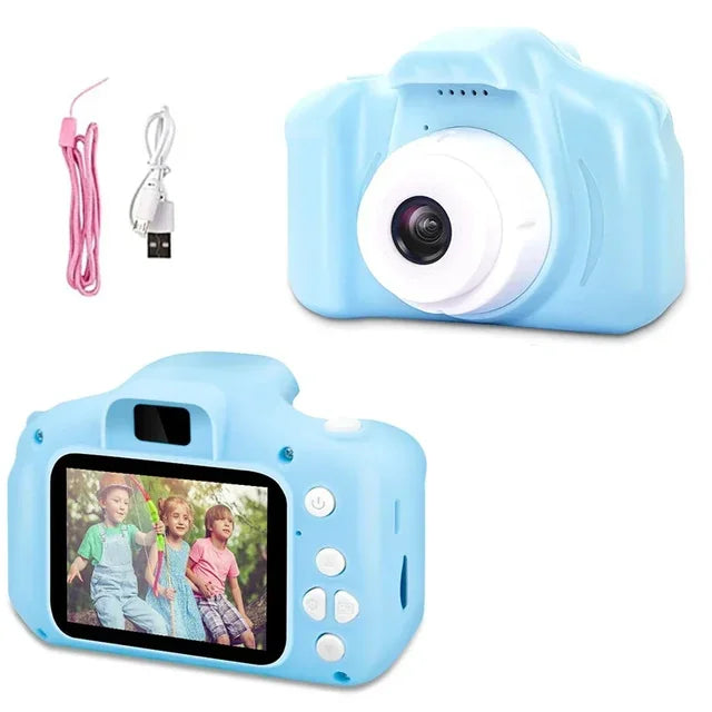 Mini Kids Digital Camera with 2-Inch LCD for Ages 3-10