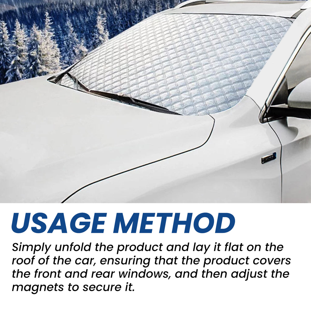 Snow Windshield Cover for Frost-Free Winter Mornings