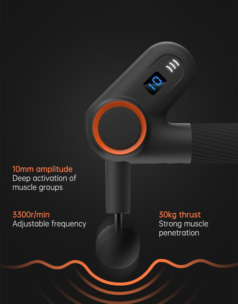 900-Turn Rotary Fascia Gun — Deep Muscle Recovery