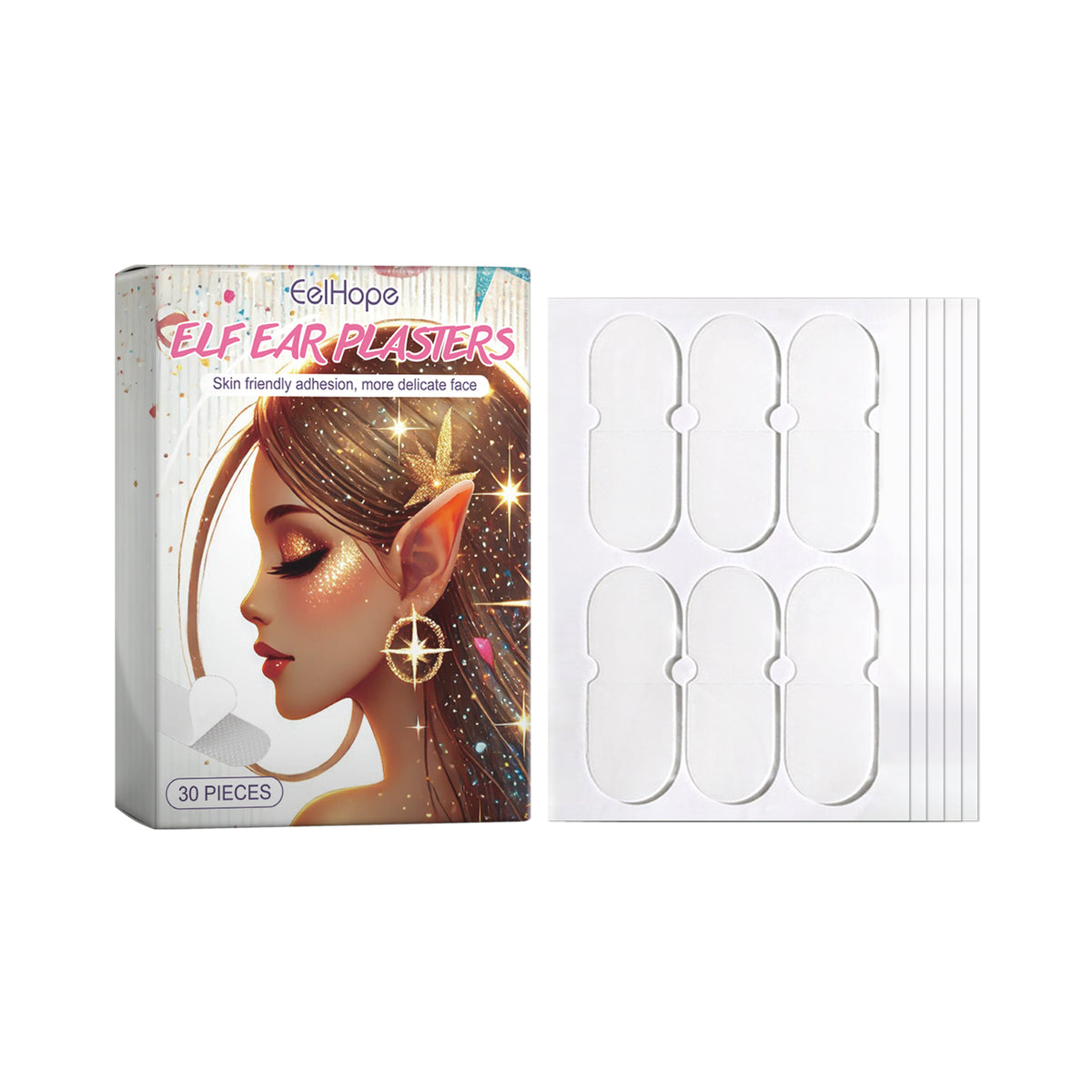 Elf Ear Adhesive Plasters for Quick Cosplay Styling