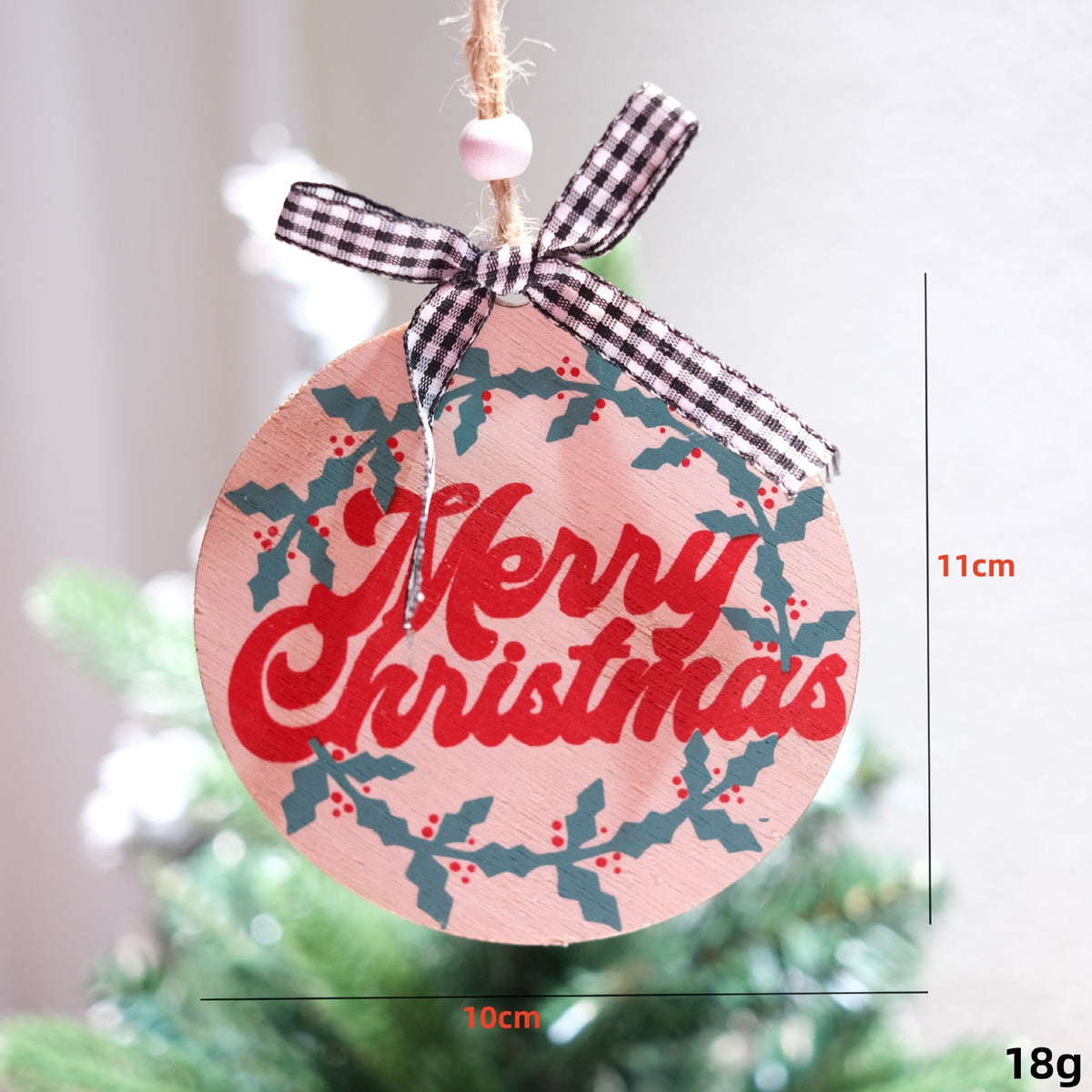 Wooden Christmas Ornaments For Rustic Holiday Cheer