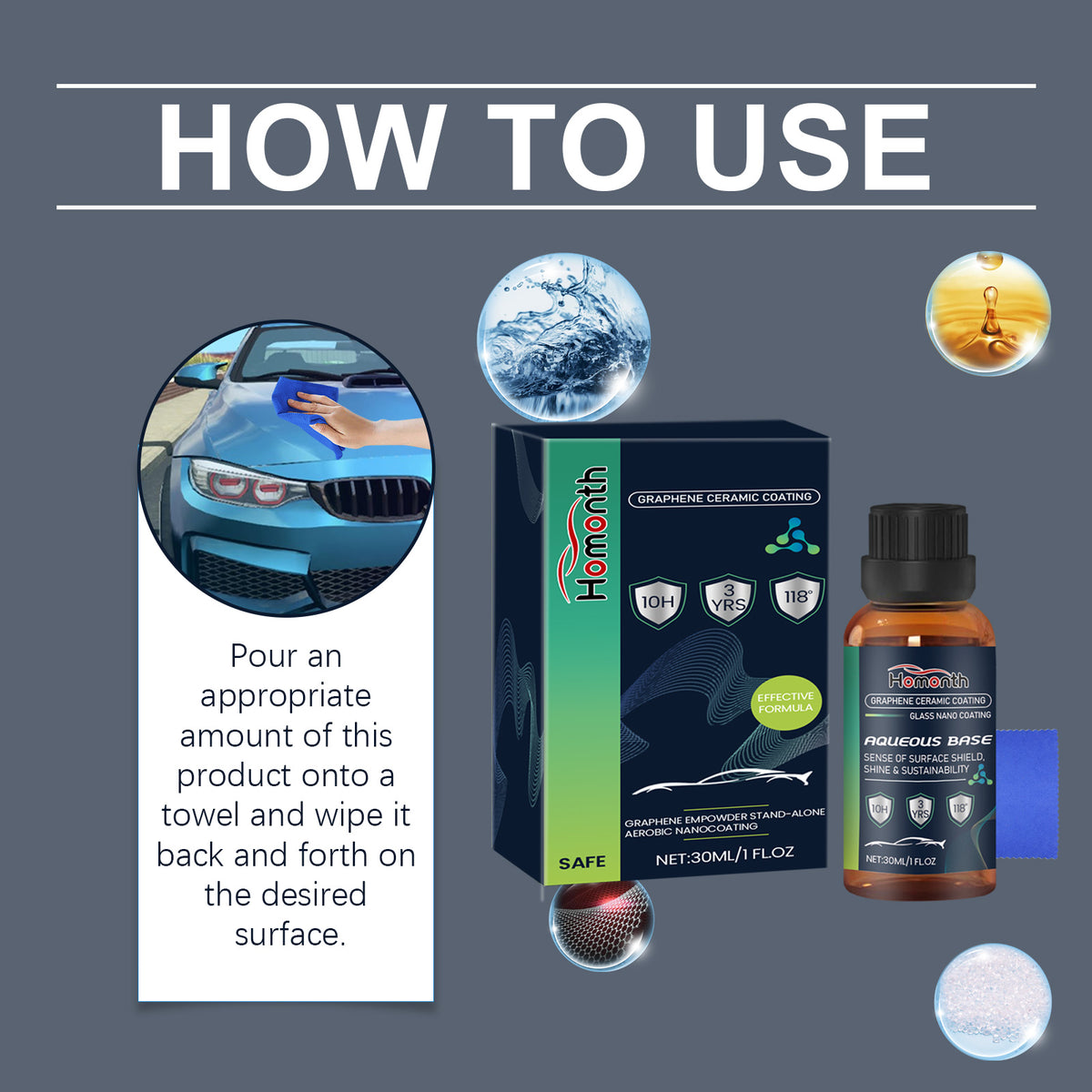 Graphene Ceramic Coating for Long-Lasting Paint Shine
