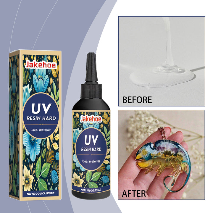 UV Resin Glue for Jewelry, Fast-Curing DIY Crafts