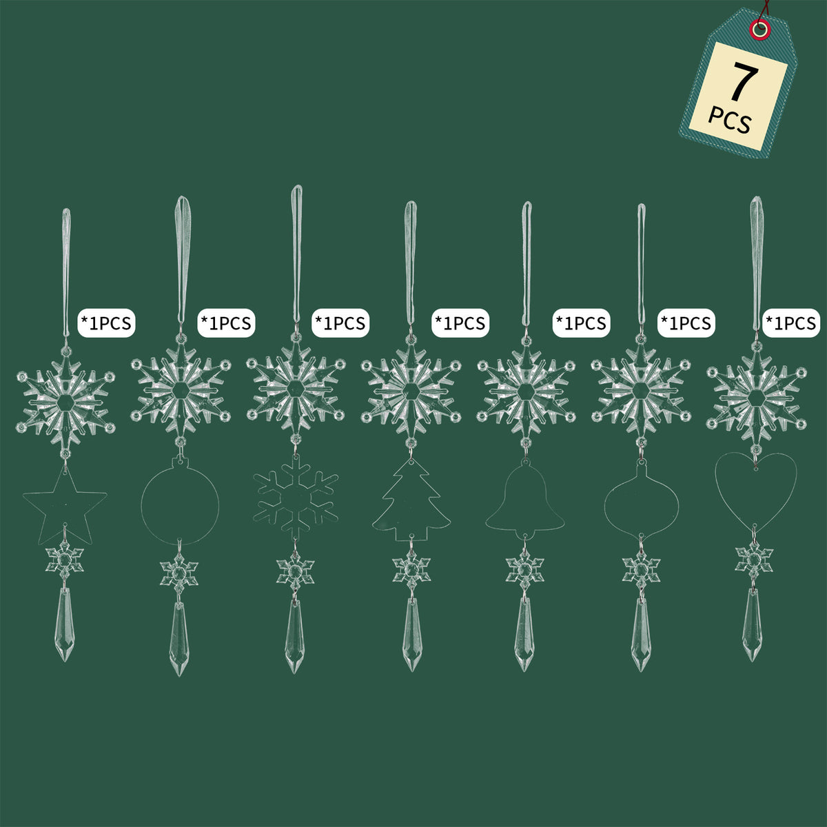 Christmas Tree Ornaments for Sparkling Winter Decor