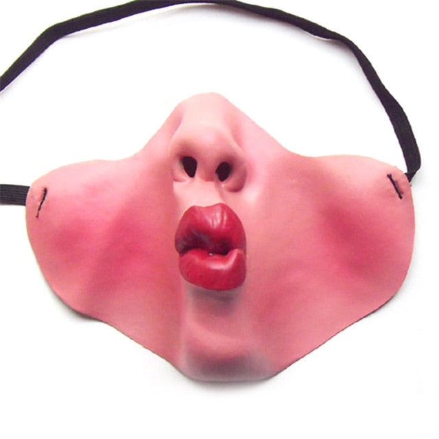 Latex Clown Mask for Instant Costume Transformation