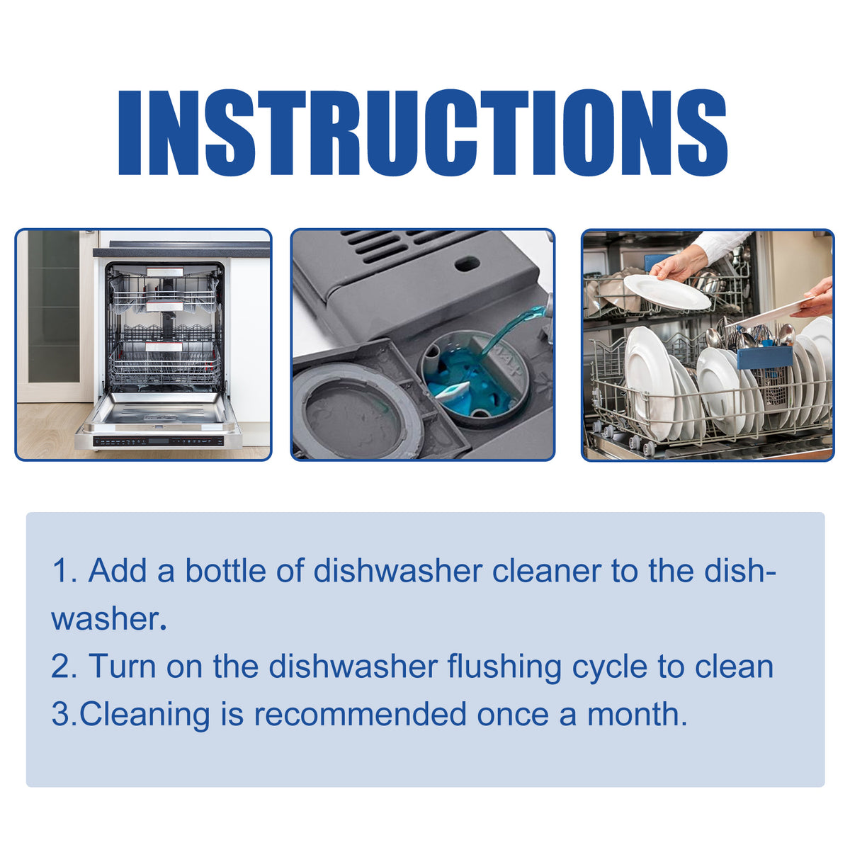 Dishwasher Cleaner for Odors & Monthly Appliance Care