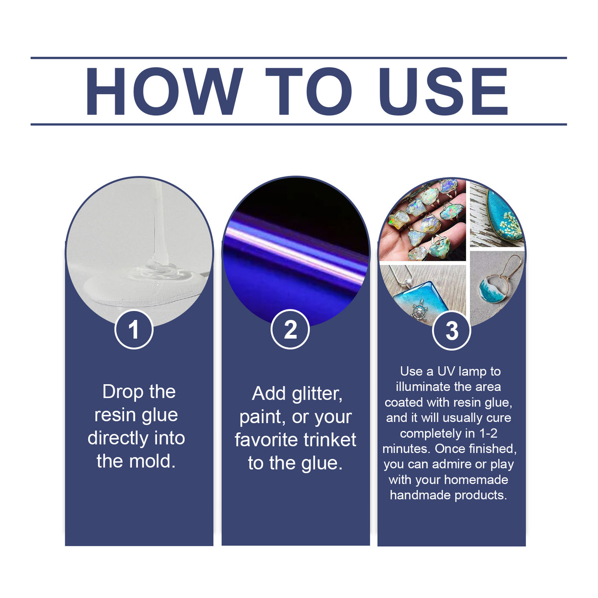 UV Resin Glue for Clear, Strong Craft & Jewelry Bonds