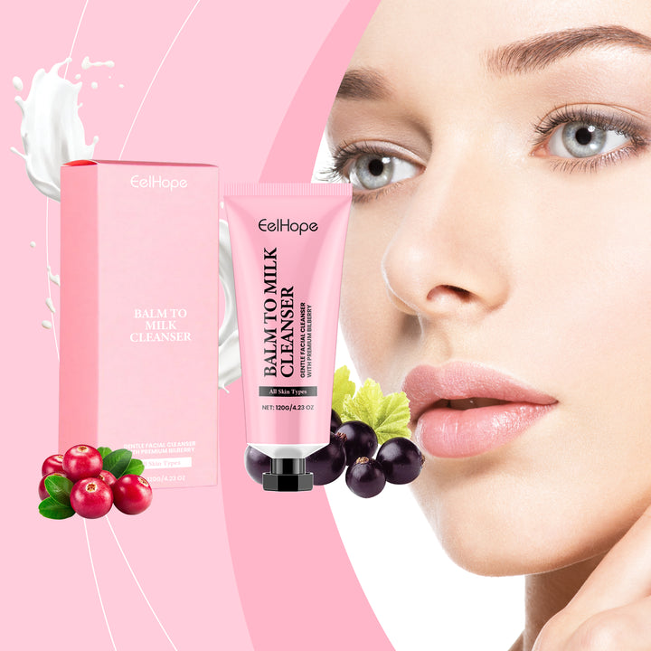 Facial Cleanser Balm-to-Milk for Calm, Softer Skin