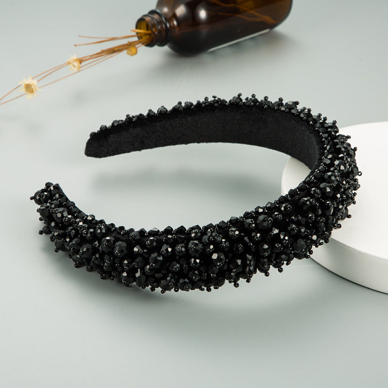 Crystal Beaded Headband for Glamorous Statement Style