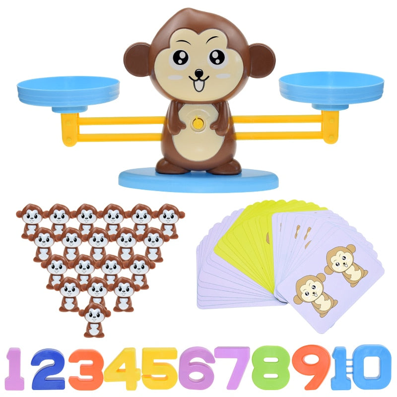 Montessori Math Balance Scale for Hands-On Addition
