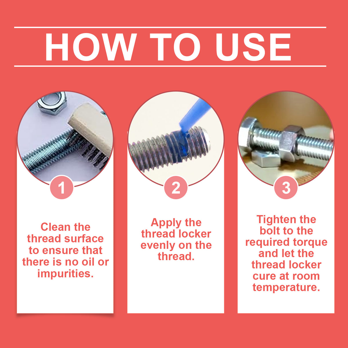 Automotive Thread Locker for Vibration-Proof Fasteners