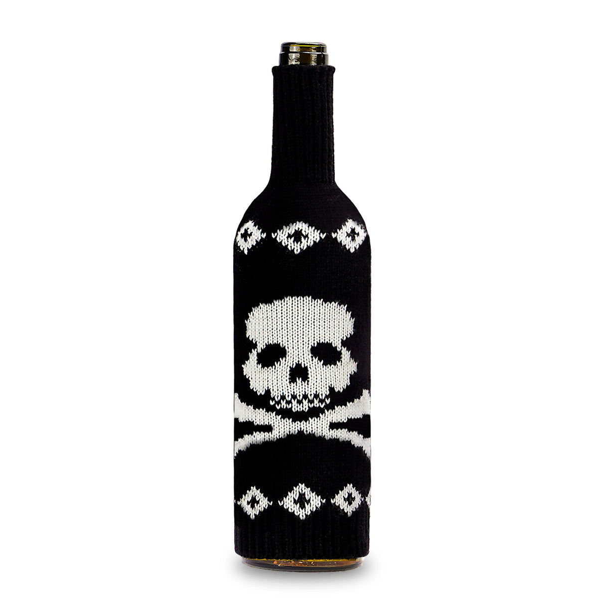 Halloween Wine Bottle Covers for Spooky Party Tables