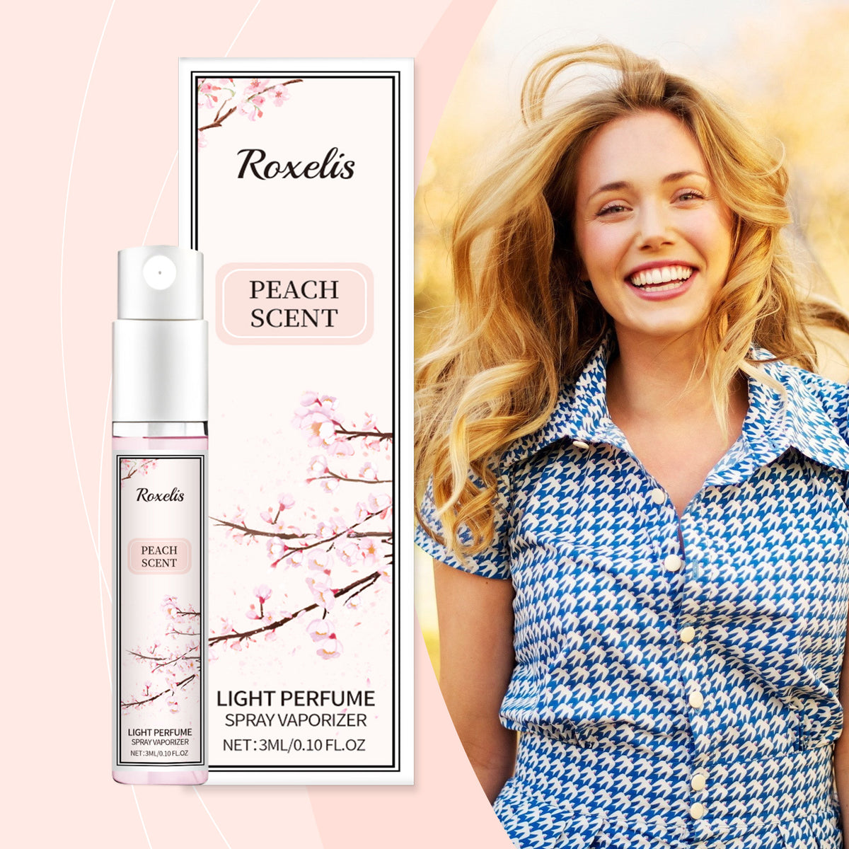 Peach Perfume Spray for Fresh Everyday Fragrance Wear