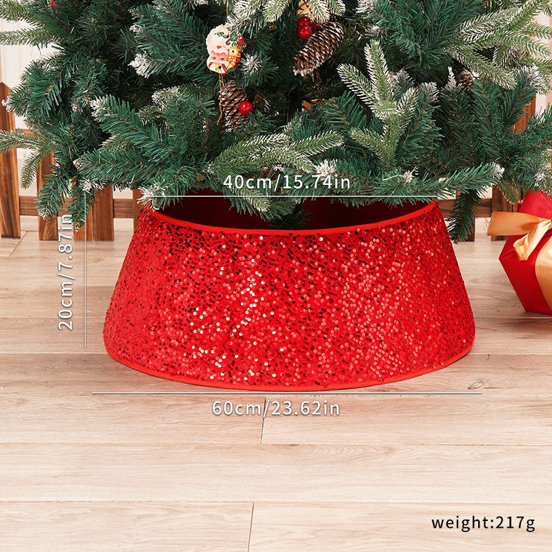 Sequin Christmas Tree Skirt for Sparkling Holiday Decor