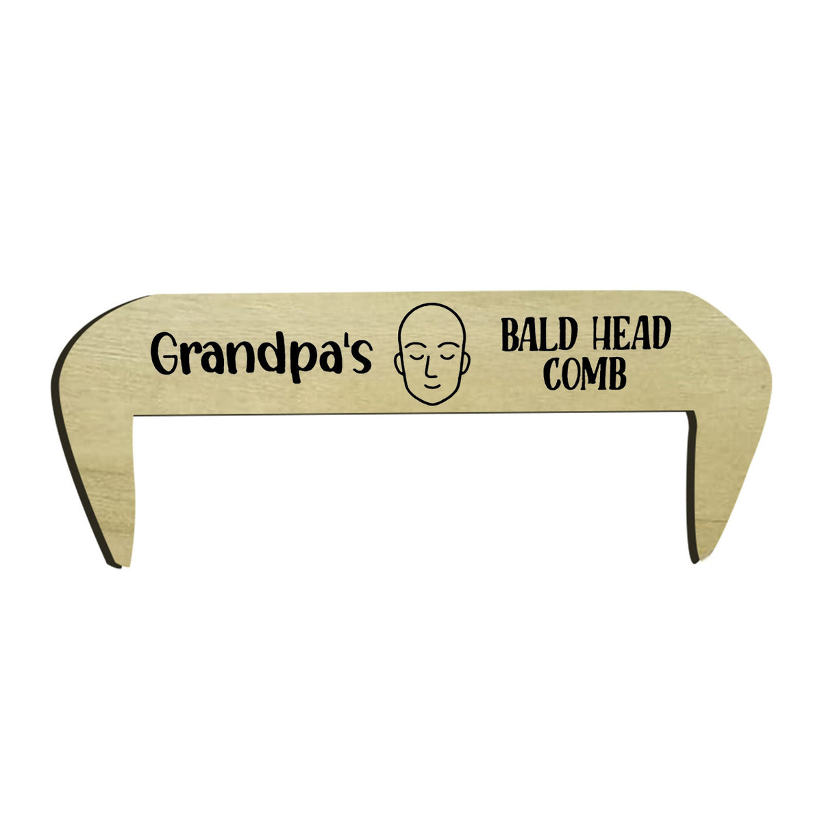 Bald Man's Comb Funny Grandfather Holiday Gag Gift