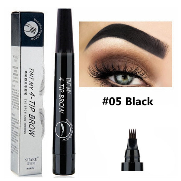Waterproof Eyebrow Pencil for Natural Hair Strokes