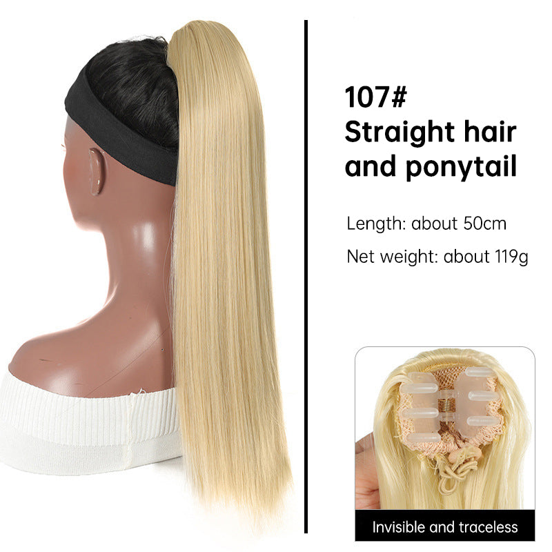 Clip-In Ponytail Wig for Long, Sleek High-Volume Hair