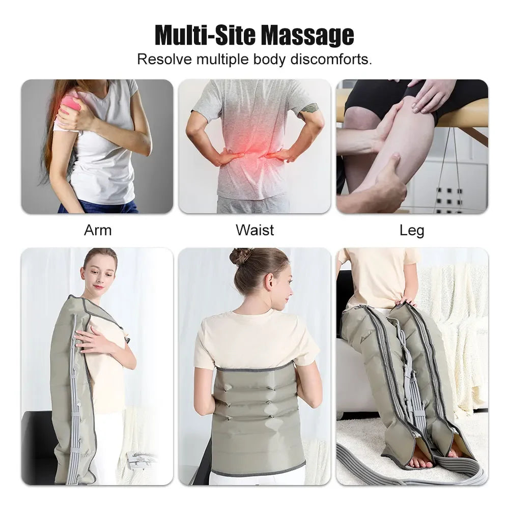 Air Compression Leg Massager for Tired Legs at Home