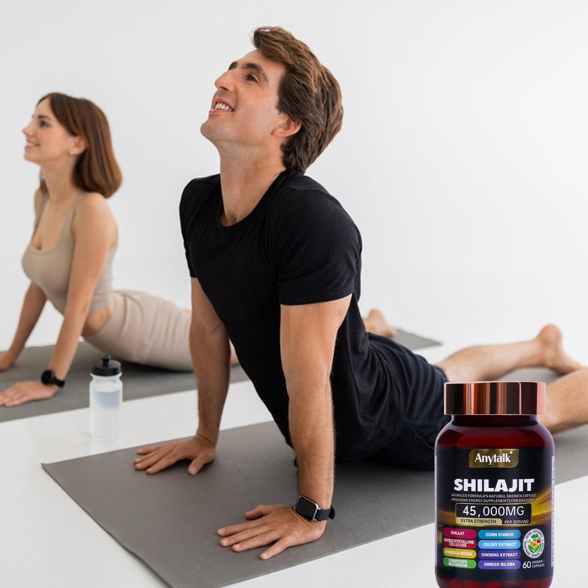 Shilajit Capsules 45,000mg — Natural Energy & Clarity